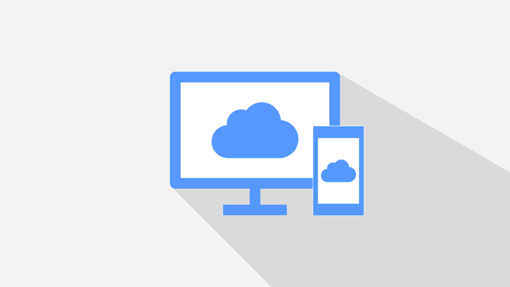 Free cloud computing connection cloud vector